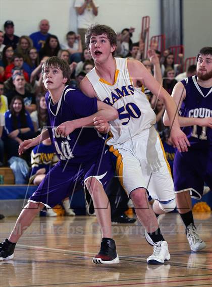 Thumbnail 1 in Johnsonburg vs. Coudersport (District IX A Quarter Final) photogallery.