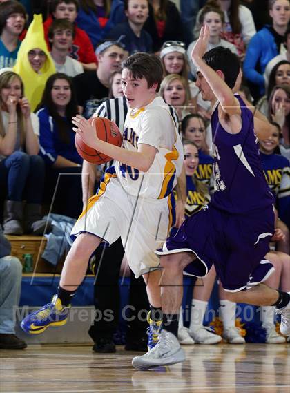 Thumbnail 1 in Johnsonburg vs. Coudersport (District IX A Quarter Final) photogallery.