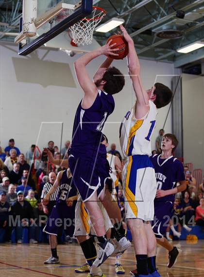 Thumbnail 2 in Johnsonburg vs. Coudersport (District IX A Quarter Final) photogallery.