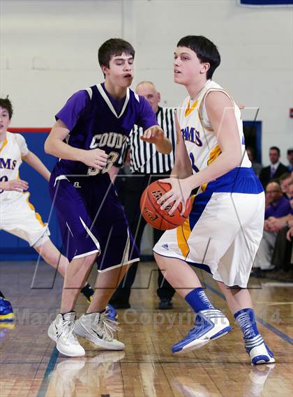 Thumbnail 3 in Johnsonburg vs. Coudersport (District IX A Quarter Final) photogallery.