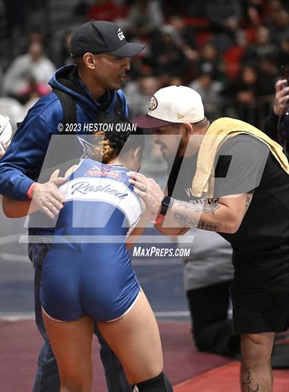 Thumbnail 3 in CIF-SS Girls Masters Wrestling 2/2 photogallery.