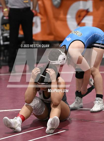 Thumbnail 1 in CIF-SS Girls Masters Wrestling 2/2 photogallery.