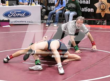 Thumbnail 3 in CIF-SS Girls Masters Wrestling 2/2 photogallery.