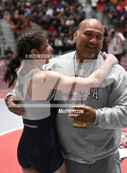 Thumbnail 3 in CIF-SS Girls Masters Wrestling 2/2 photogallery.