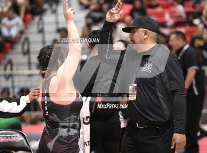 Thumbnail 3 in CIF-SS Girls Masters Wrestling 2/2 photogallery.