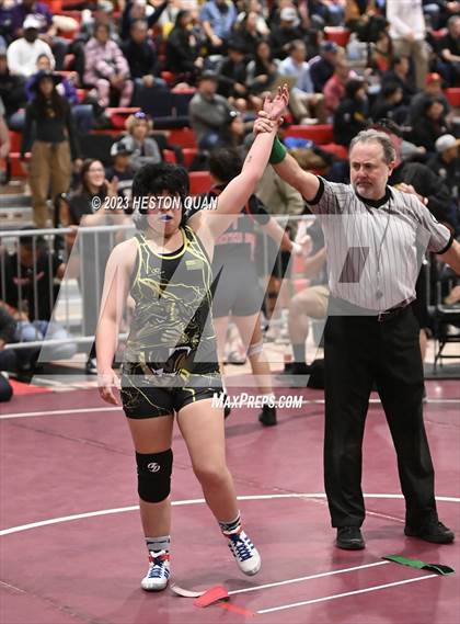 Thumbnail 1 in CIF-SS Girls Masters Wrestling 2/2 photogallery.