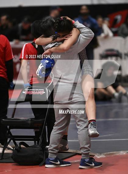 Thumbnail 3 in CIF-SS Girls Masters Wrestling 2/2 photogallery.