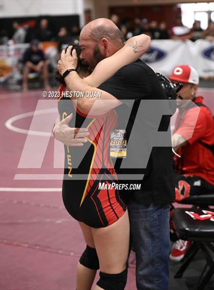 Thumbnail 2 in CIF-SS Girls Masters Wrestling 2/2 photogallery.