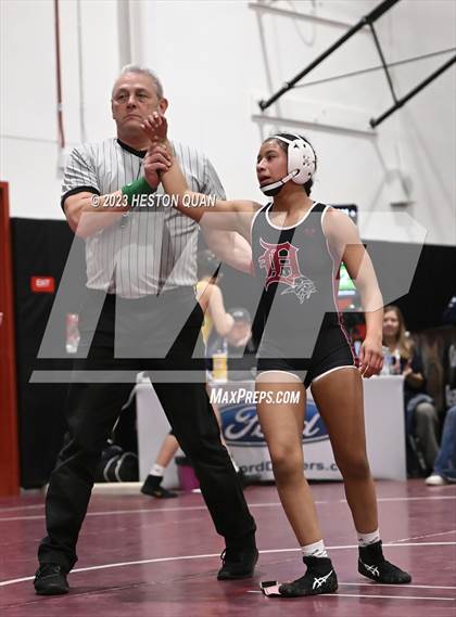 Thumbnail 3 in CIF-SS Girls Masters Wrestling 2/2 photogallery.