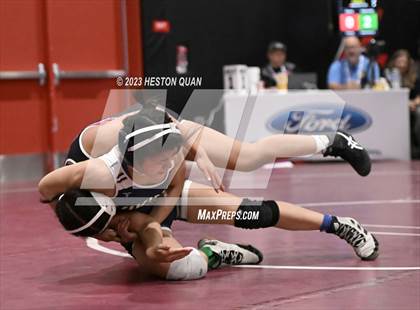 Thumbnail 3 in CIF-SS Girls Masters Wrestling 2/2 photogallery.