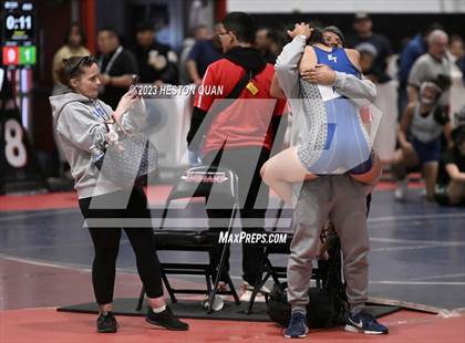 Thumbnail 3 in CIF-SS Girls Masters Wrestling 2/2 photogallery.