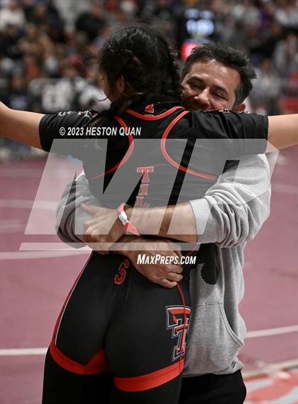 Thumbnail 1 in CIF-SS Girls Masters Wrestling 2/2 photogallery.