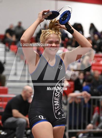 Thumbnail 3 in CIF-SS Girls Masters Wrestling 2/2 photogallery.