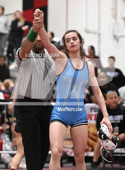 Thumbnail 1 in CIF-SS Girls Masters Wrestling 2/2 photogallery.