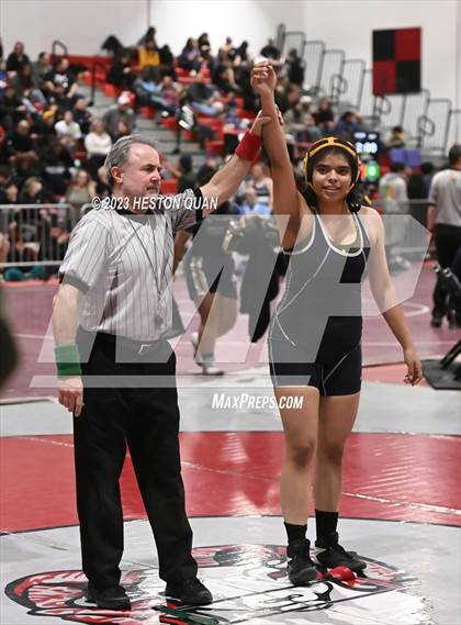 Thumbnail 1 in CIF-SS Girls Masters Wrestling 2/2 photogallery.
