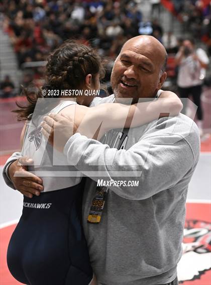 Thumbnail 2 in CIF-SS Girls Masters Wrestling 2/2 photogallery.