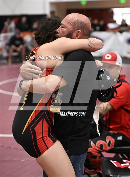 Thumbnail 3 in CIF-SS Girls Masters Wrestling 2/2 photogallery.