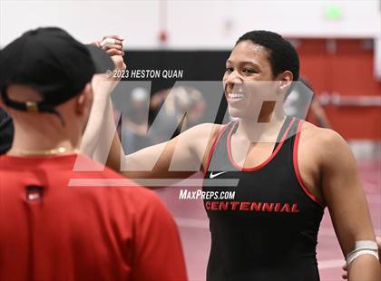 Thumbnail 1 in CIF-SS Girls Masters Wrestling 2/2 photogallery.