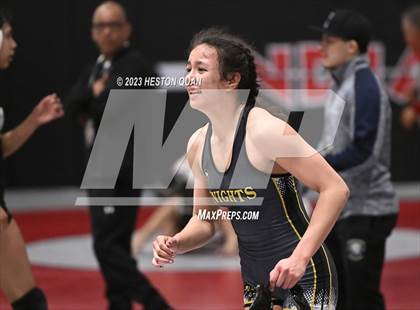 Thumbnail 3 in CIF-SS Girls Masters Wrestling 2/2 photogallery.