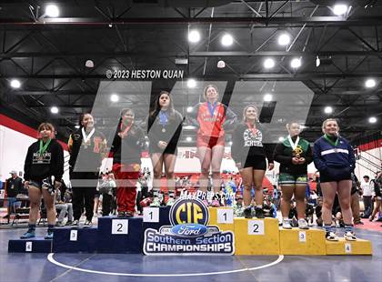 Thumbnail 2 in CIF-SS Girls Masters Wrestling 2/2 photogallery.
