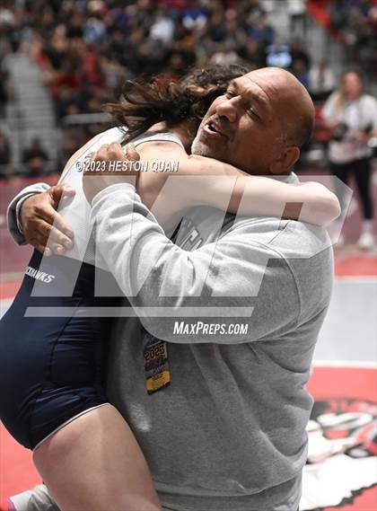 Thumbnail 1 in CIF-SS Girls Masters Wrestling 2/2 photogallery.