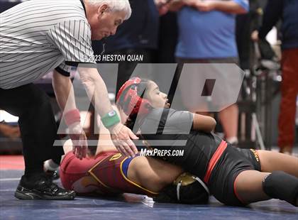 Thumbnail 1 in CIF-SS Girls Masters Wrestling 2/2 photogallery.