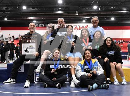 Thumbnail 1 in CIF-SS Girls Masters Wrestling 2/2 photogallery.