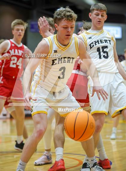 Thumbnail 3 in Manti vs. Emery (UHSAA 3A 5th / 6th Place) photogallery.