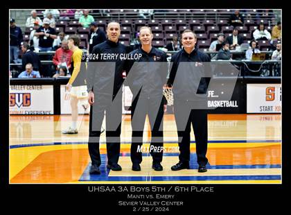 Thumbnail 1 in Manti vs. Emery (UHSAA 3A 5th / 6th Place) photogallery.