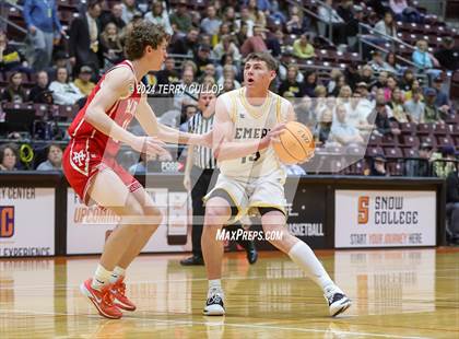 Thumbnail 1 in Manti vs. Emery (UHSAA 3A 5th / 6th Place) photogallery.