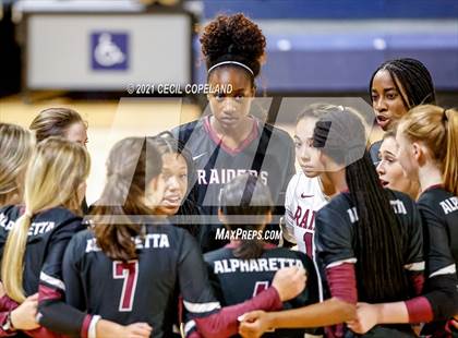 Thumbnail 3 in Alpharetta vs. Walton (GHSA 7A Championship) photogallery.