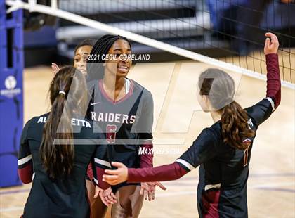 Thumbnail 3 in Alpharetta vs. Walton (GHSA 7A Championship) photogallery.