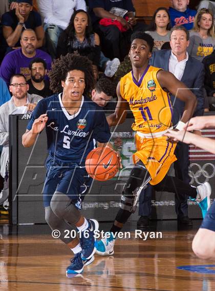 Thumbnail 2 in La Lumiere vs. Montverde Academy (DICK's National Tournament Semifinals) photogallery.