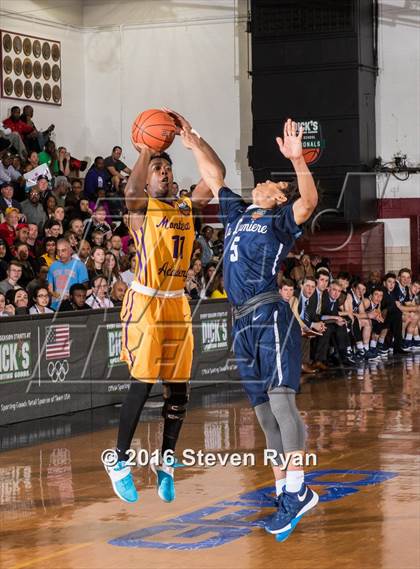 Thumbnail 3 in La Lumiere vs. Montverde Academy (DICK's National Tournament Semifinals) photogallery.