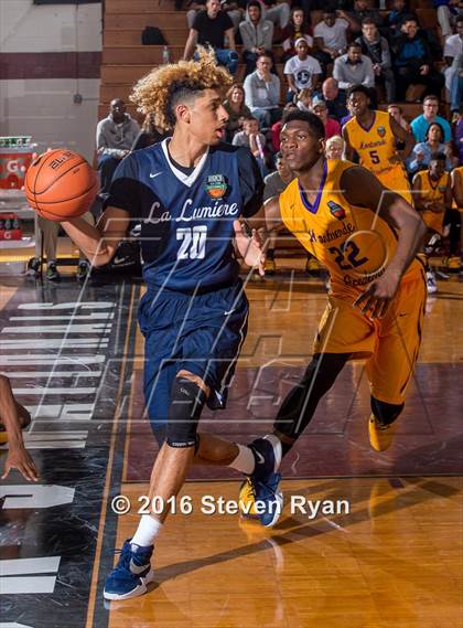 Thumbnail 2 in La Lumiere vs. Montverde Academy (DICK's National Tournament Semifinals) photogallery.