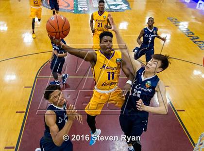 Thumbnail 1 in La Lumiere vs. Montverde Academy (DICK's National Tournament Semifinals) photogallery.