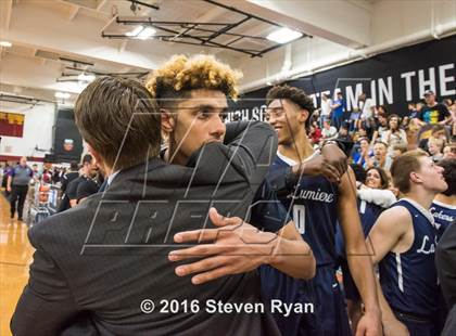 Thumbnail 2 in La Lumiere vs. Montverde Academy (DICK's National Tournament Semifinals) photogallery.