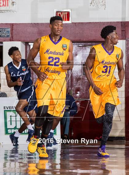 Thumbnail 1 in La Lumiere vs. Montverde Academy (DICK's National Tournament Semifinals) photogallery.