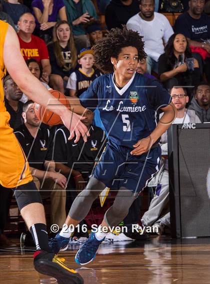 Thumbnail 1 in La Lumiere vs. Montverde Academy (DICK's National Tournament Semifinals) photogallery.