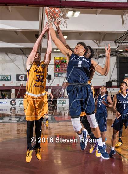 Thumbnail 1 in La Lumiere vs. Montverde Academy (DICK's National Tournament Semifinals) photogallery.