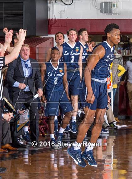 Thumbnail 1 in La Lumiere vs. Montverde Academy (DICK's National Tournament Semifinals) photogallery.