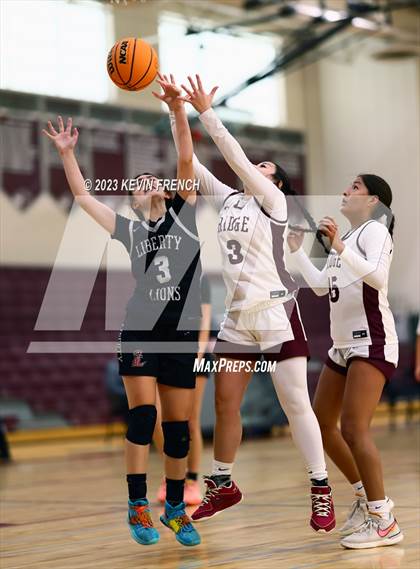 Thumbnail 3 in Mountain Ridge vs Liberty (Mountain Ridge Girls Basketball Invitational) photogallery.