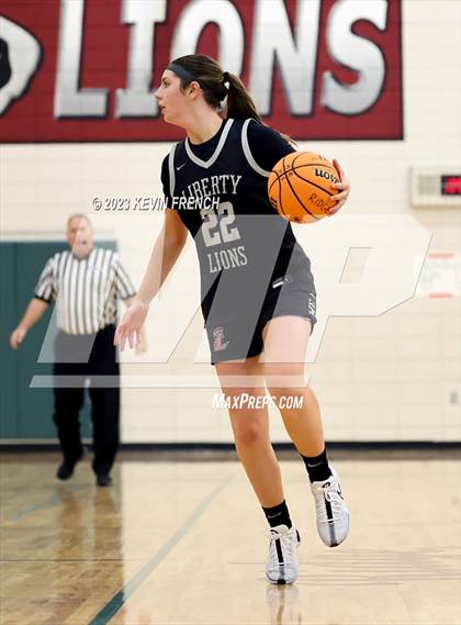 Thumbnail 1 in Mountain Ridge vs Liberty (Mountain Ridge Girls Basketball Invitational) photogallery.