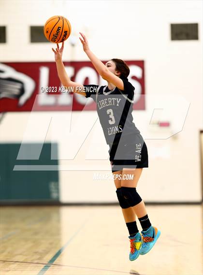Thumbnail 1 in Mountain Ridge vs Liberty (Mountain Ridge Girls Basketball Invitational) photogallery.