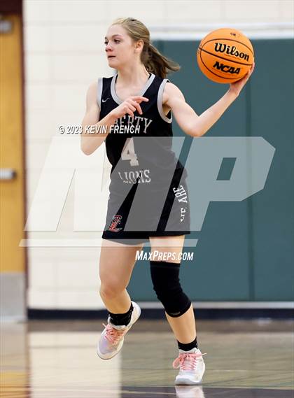 Thumbnail 1 in Mountain Ridge vs Liberty (Mountain Ridge Girls Basketball Invitational) photogallery.