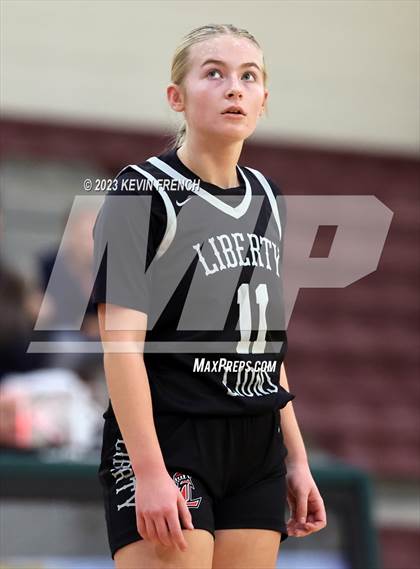Thumbnail 2 in Mountain Ridge vs Liberty (Mountain Ridge Girls Basketball Invitational) photogallery.