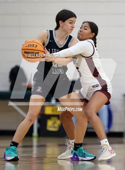 Thumbnail 2 in Mountain Ridge vs Liberty (Mountain Ridge Girls Basketball Invitational) photogallery.