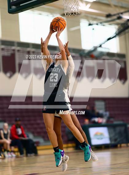 Thumbnail 1 in Mountain Ridge vs Liberty (Mountain Ridge Girls Basketball Invitational) photogallery.