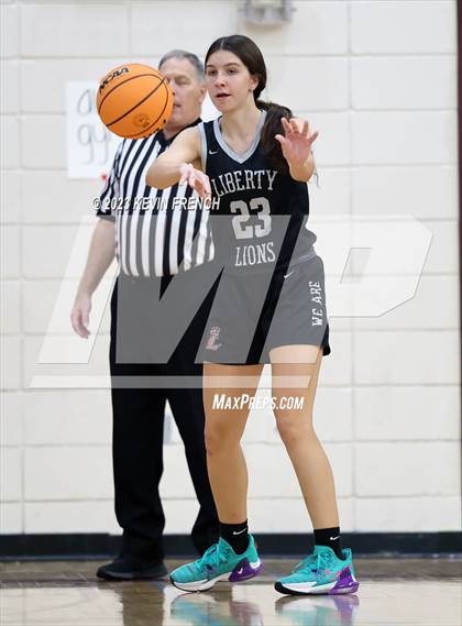 Thumbnail 1 in Mountain Ridge vs Liberty (Mountain Ridge Girls Basketball Invitational) photogallery.