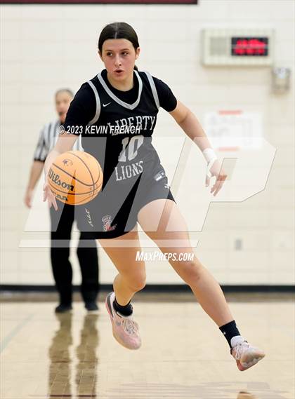 Thumbnail 2 in Mountain Ridge vs Liberty (Mountain Ridge Girls Basketball Invitational) photogallery.
